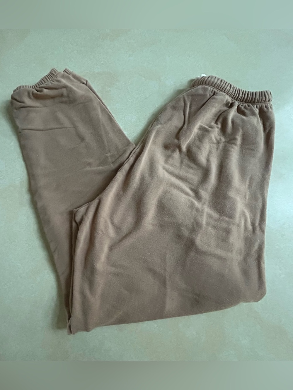 OFFLINE By Aerie OTT Fleece Jogger tan cappuccino XS